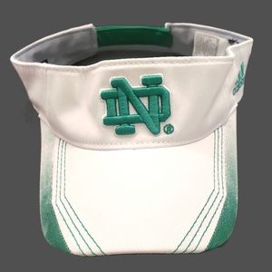 Adidas Official University Of Notre Dame Visor Hat